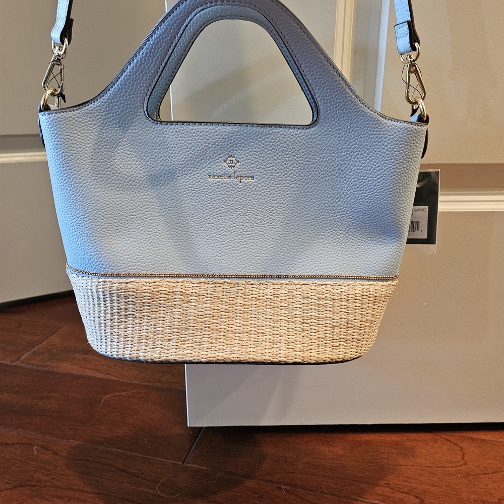 Nanette Lepore Blue and Tan Women's Bag